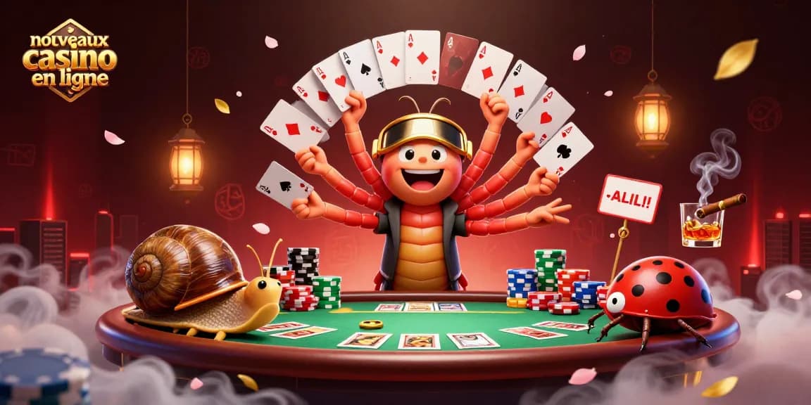 Expérimentez les nouveaux casinos en ligne avec des personnages colorés et des éléments de jeu captivants.