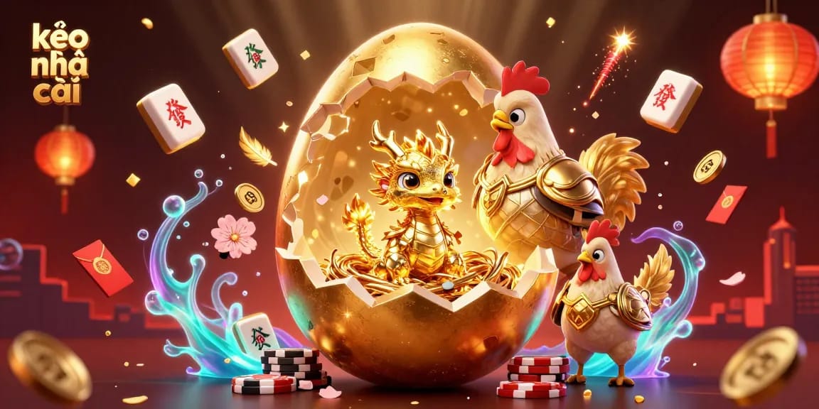 Engage with kèo nhà cái through golden gaming elements and dynamic dragon imagery, perfect for bettors.