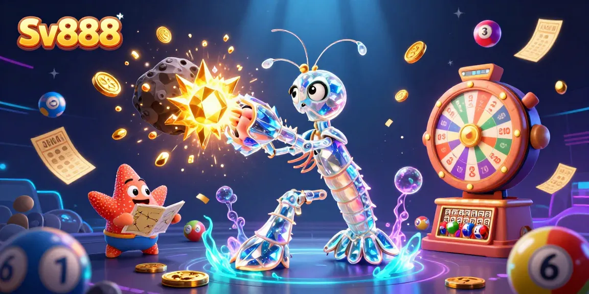 Experience the thrill of Sv888 with vibrant games, gold coins, and exciting casino elements.