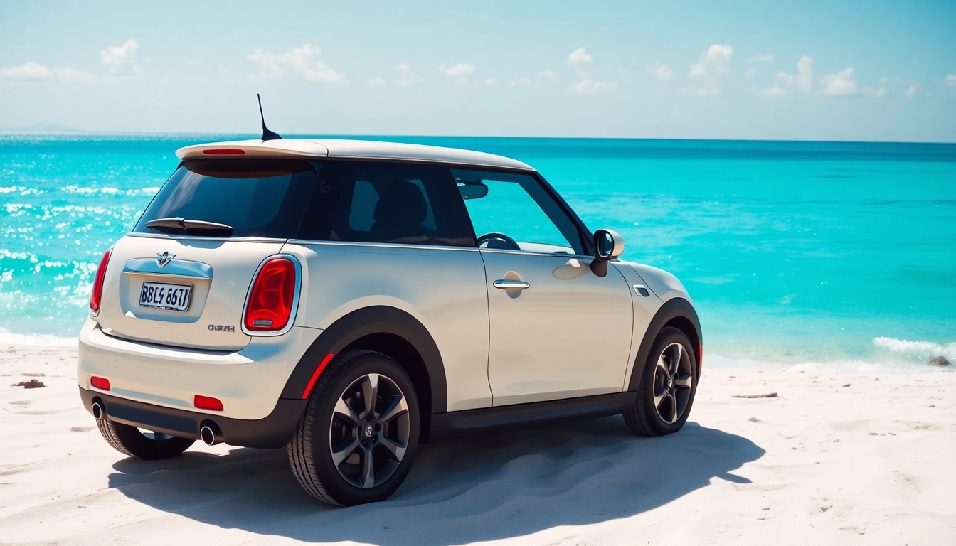 Rent a Mini Cooper for your St Barts mini cooper rental with stunning beach views and vibrant atmosphere.