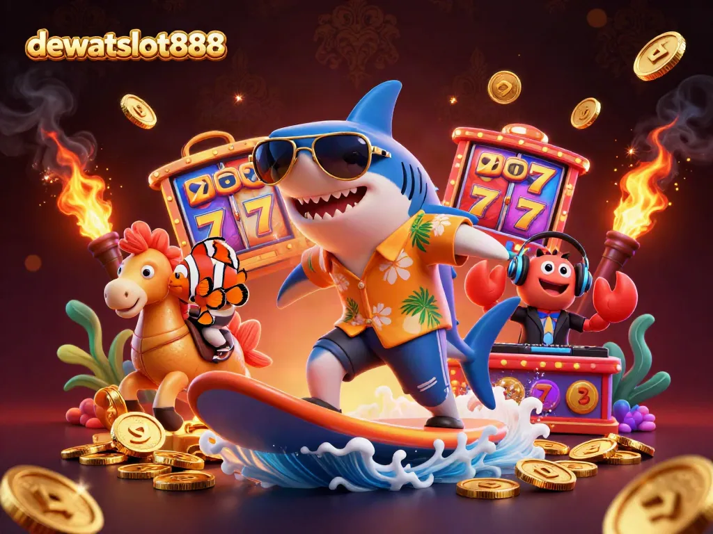 Menangkan jackpot di dewataslot888 dengan mesin slot dan simbol keberuntungan bersinar
