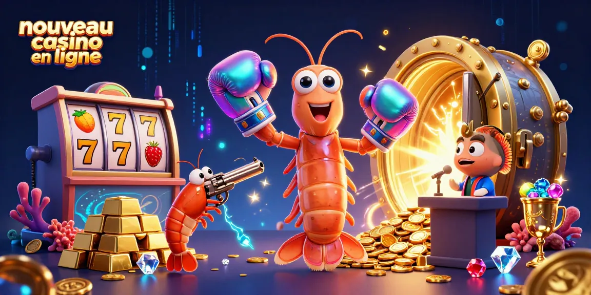 Plongez dans l'univers des jeux de casino avec ce nouveau casino en ligne illuminé par des créatures marines.