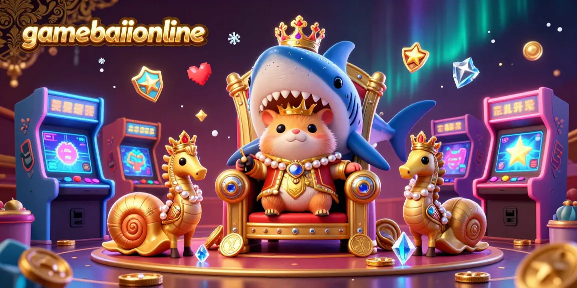 Experience fast-paced gaming excitement with gamebaiionline's vibrant 3D casino illustration.
