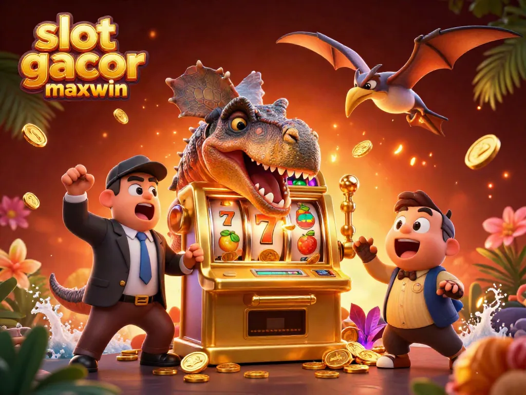Memicu kemenangan besar dengan slot gacor maxwin dalam ilustrasi 3D penuh warna.
