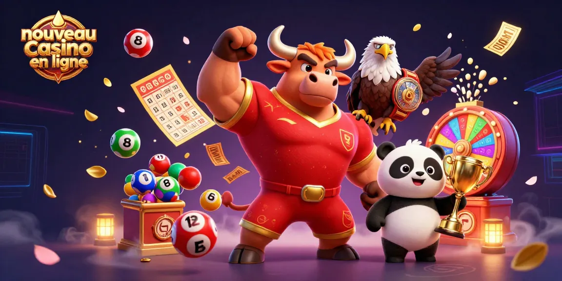 Découvrez le nouveau casino en ligne à travers une illustration pétillante et dynamique des personnages gagnants.