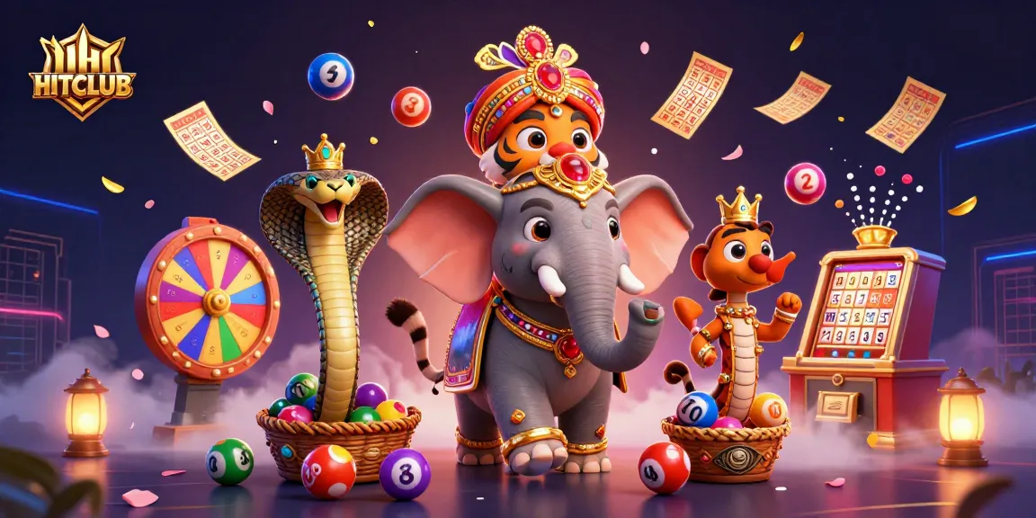 Experience thrilling gameplay with HITCLUB's vibrant lottery elements and dynamic casino atmosphere