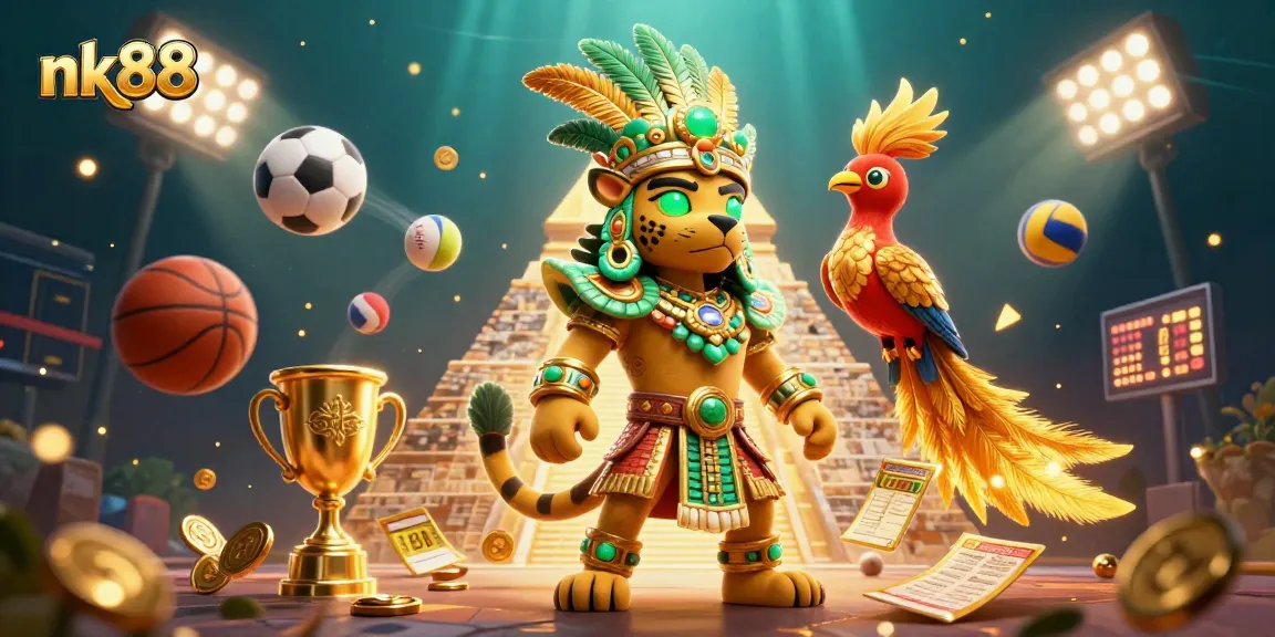 Engage in thrilling gaming adventures on nk88 with vibrant sports elements and captivating characters.