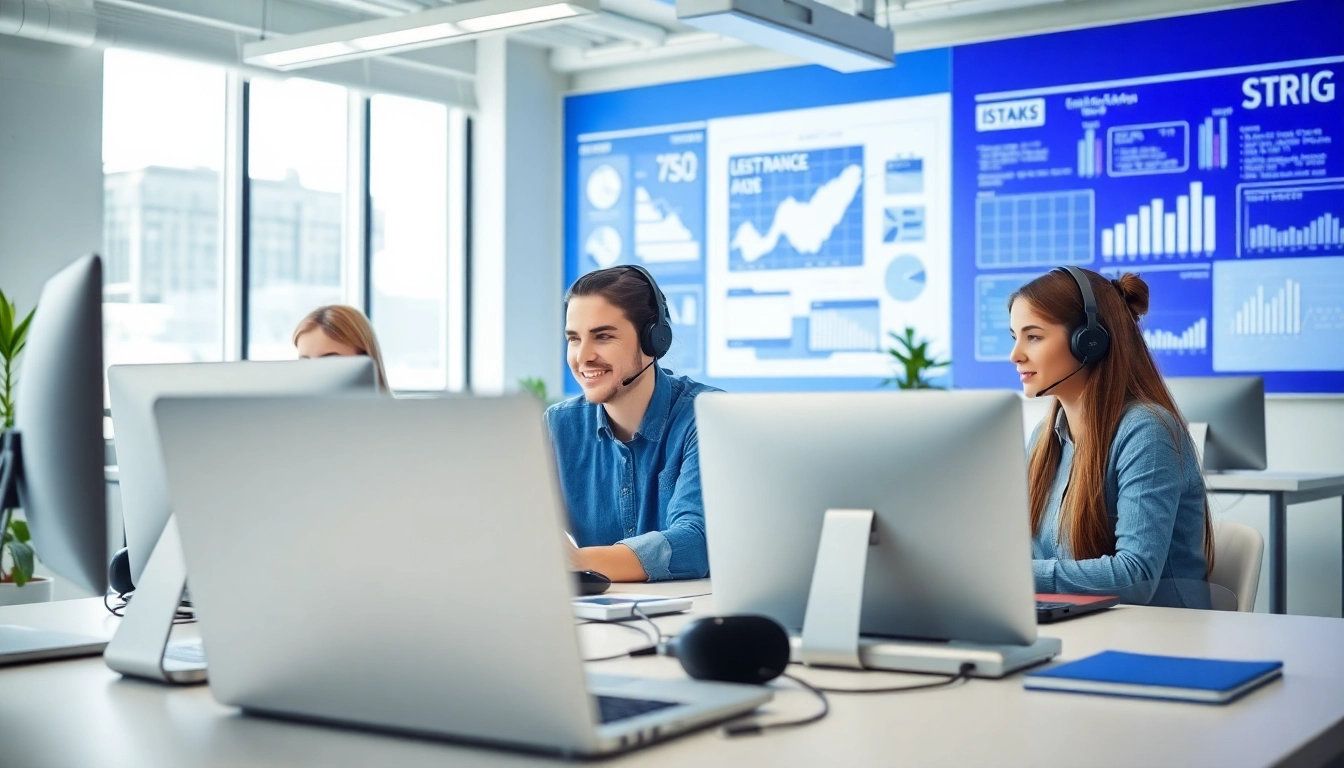 Engaging scene showcasing small business it support services with a team collaborating effectively.