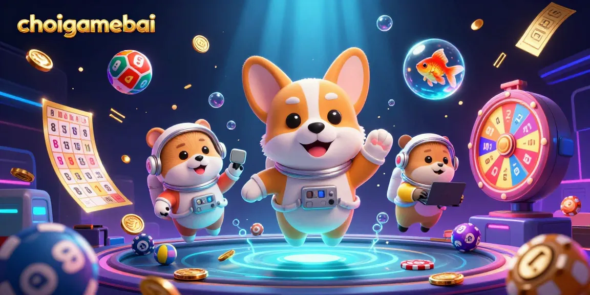 Join the excitement of choigamebai with a thrilling space casino adventure featuring a 3D astronaut corgi.