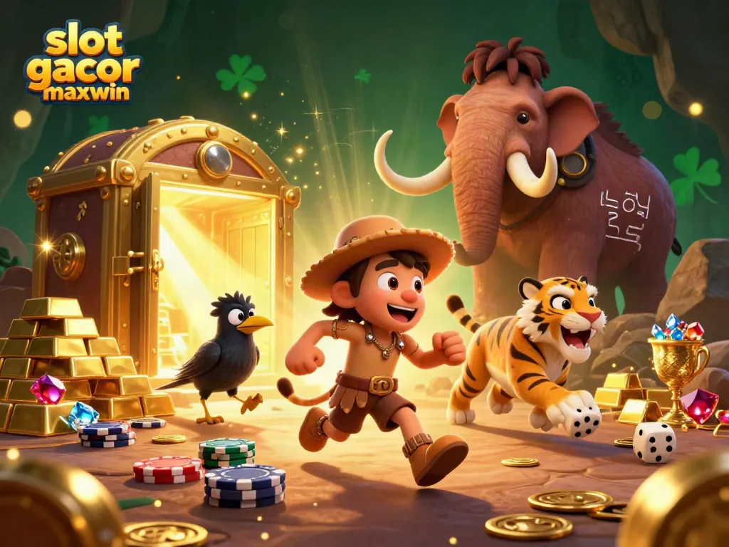 Experience big wins with slot gacor maxwin at our colorful prehistoric casino featuring engaging characters.