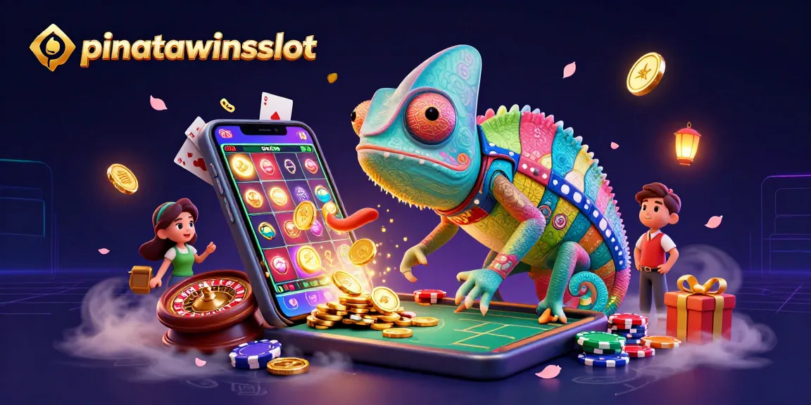 Play thrilling pinatawinsslot as dynamic elements burst with excitement in a vibrant casino setting.