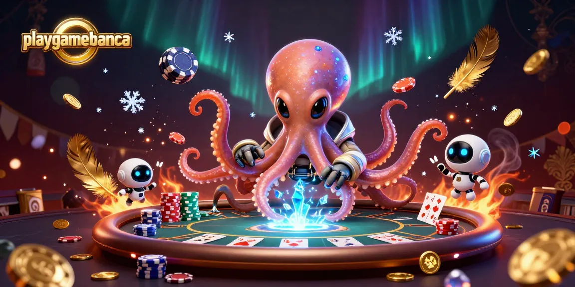 Join the action at playgamebanca with a holographic poker table and alien characters!