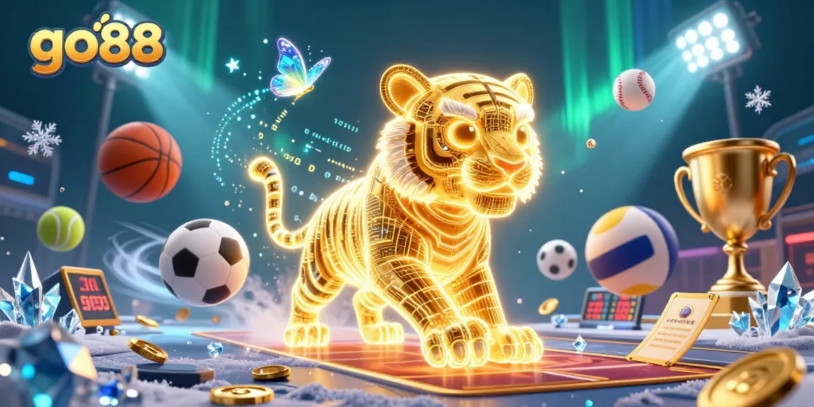 Experience thrilling wins at go88 with a vibrant 3D casino scene featuring energetic game elements.