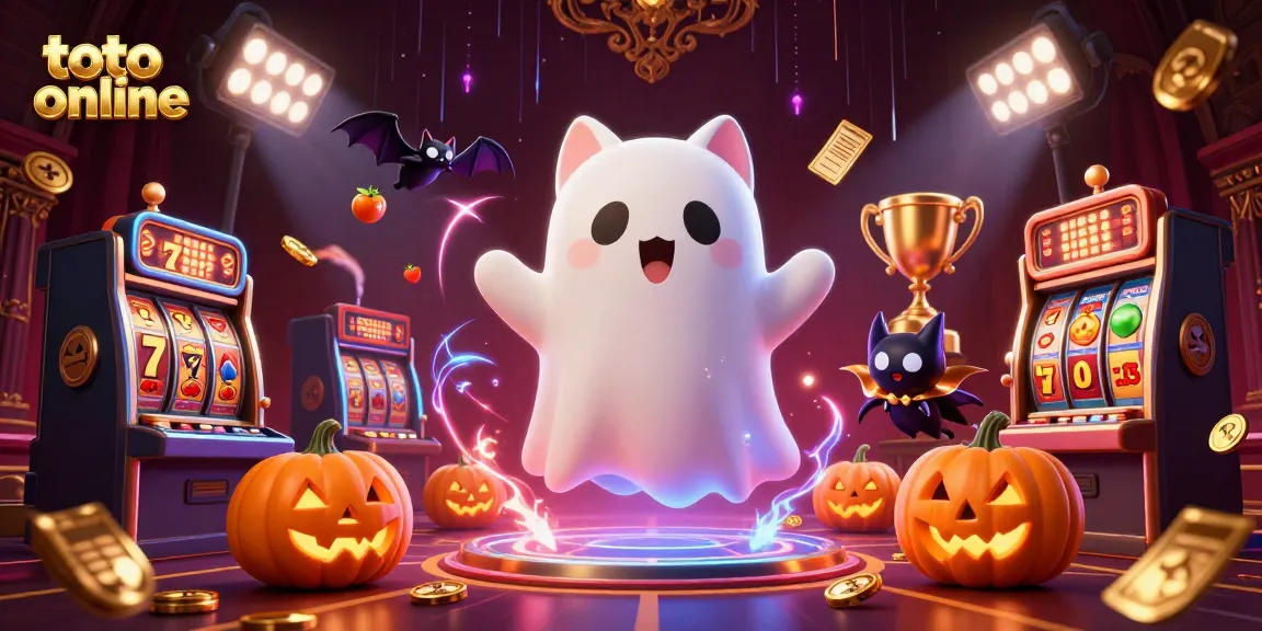 Mengalami kegembiraan bermain toto online dengan kucing hantu lucu dan vampir terbang di kasino.