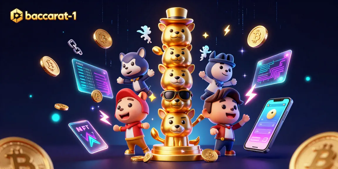 Baccarat-1 presents thrilling 3D casino action with fortune-wielding totem pole, crypto elements, and neon energy.