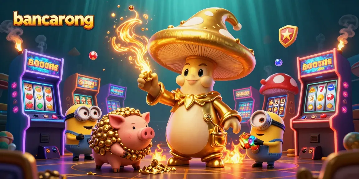 Engage with bancarong through vibrant 3D illustrations of gold-spawning magic, treasures, and casino elements.