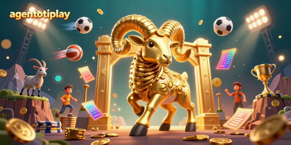 Engage in gaming excitement with agentotoplay featuring vibrant 3D characters and dynamic sports elements.