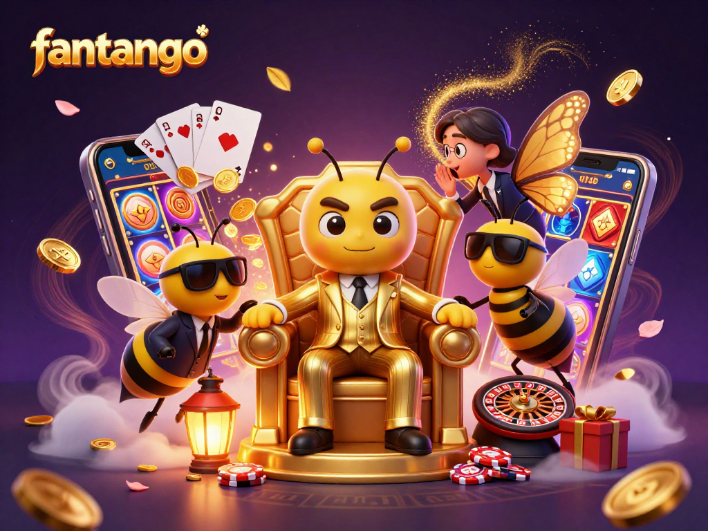 Engage in exciting gameplay with fantango, featuring a bumblebee mob boss and casino elements.