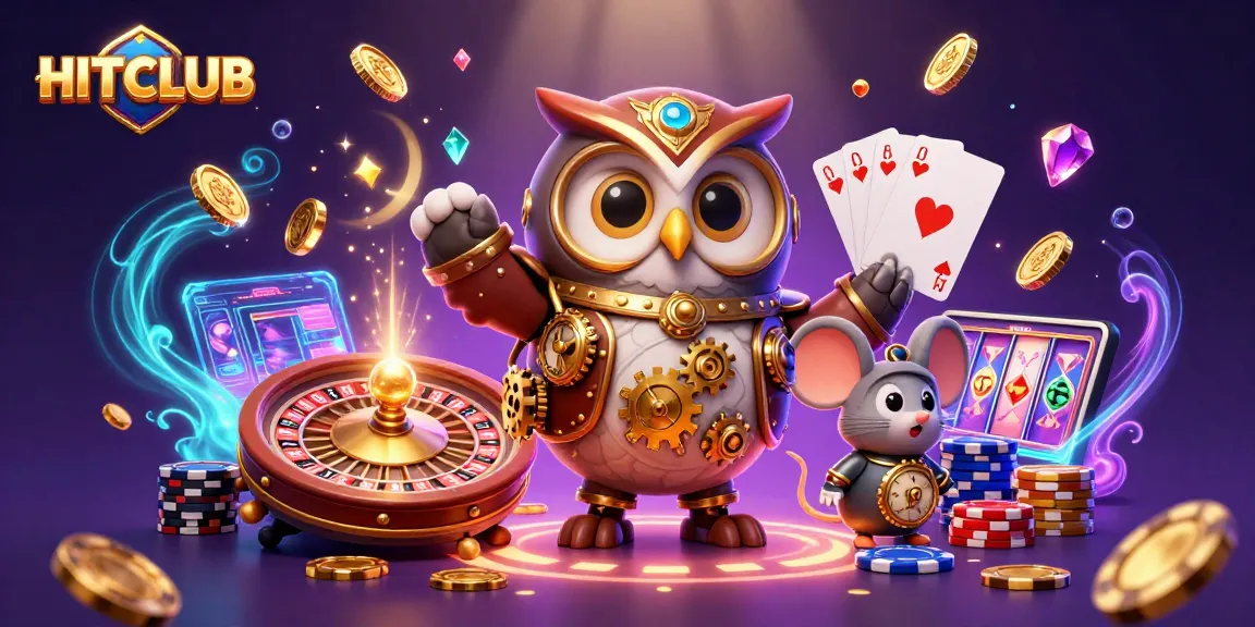 Experience thrilling gameplay at HITCLUB with our vibrant casino elements and engaging action scenes.