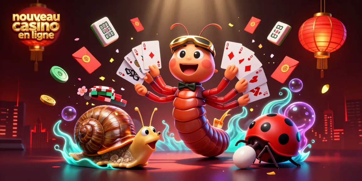 Gagnez avec le nouveau casino en ligne grâce à des illustrations dynamiques et colorées.