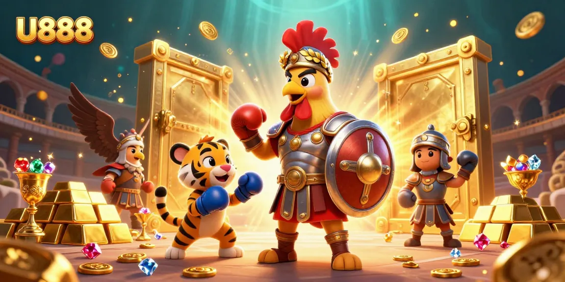 Spin to win at U888 with jackpot treasures in a vibrant casino adventure!