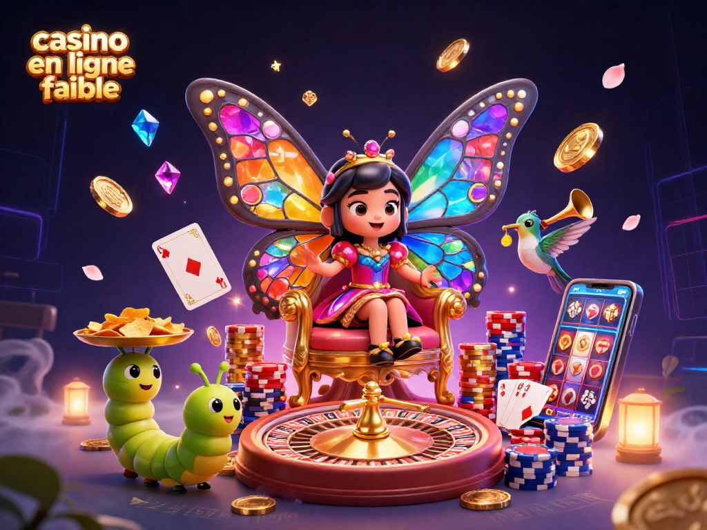 Jouez avec des cartes royales au casino en ligne fiable, entouré de pièces d’or et de joyaux scintillants.