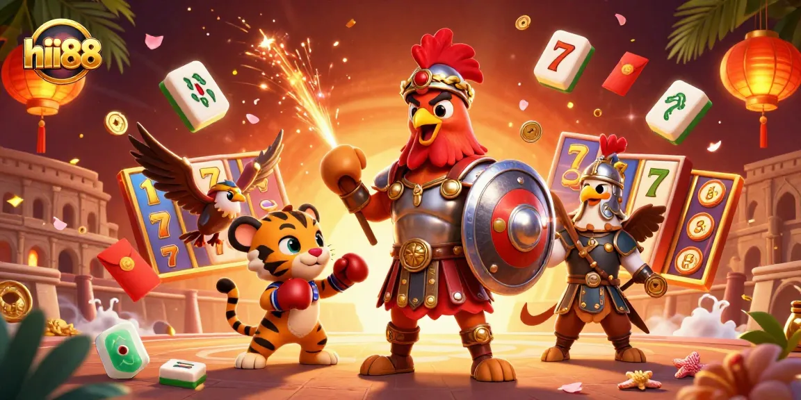 Experience exciting action at hii88 with a dynamic casino scene showcasing vibrant gaming elements.